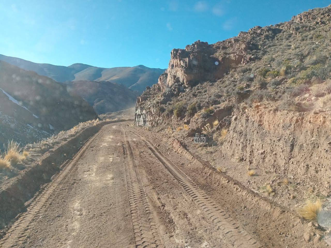 Paso habilitado: Vialidad Nacional reabre la RN 40 en el Abra de Acay