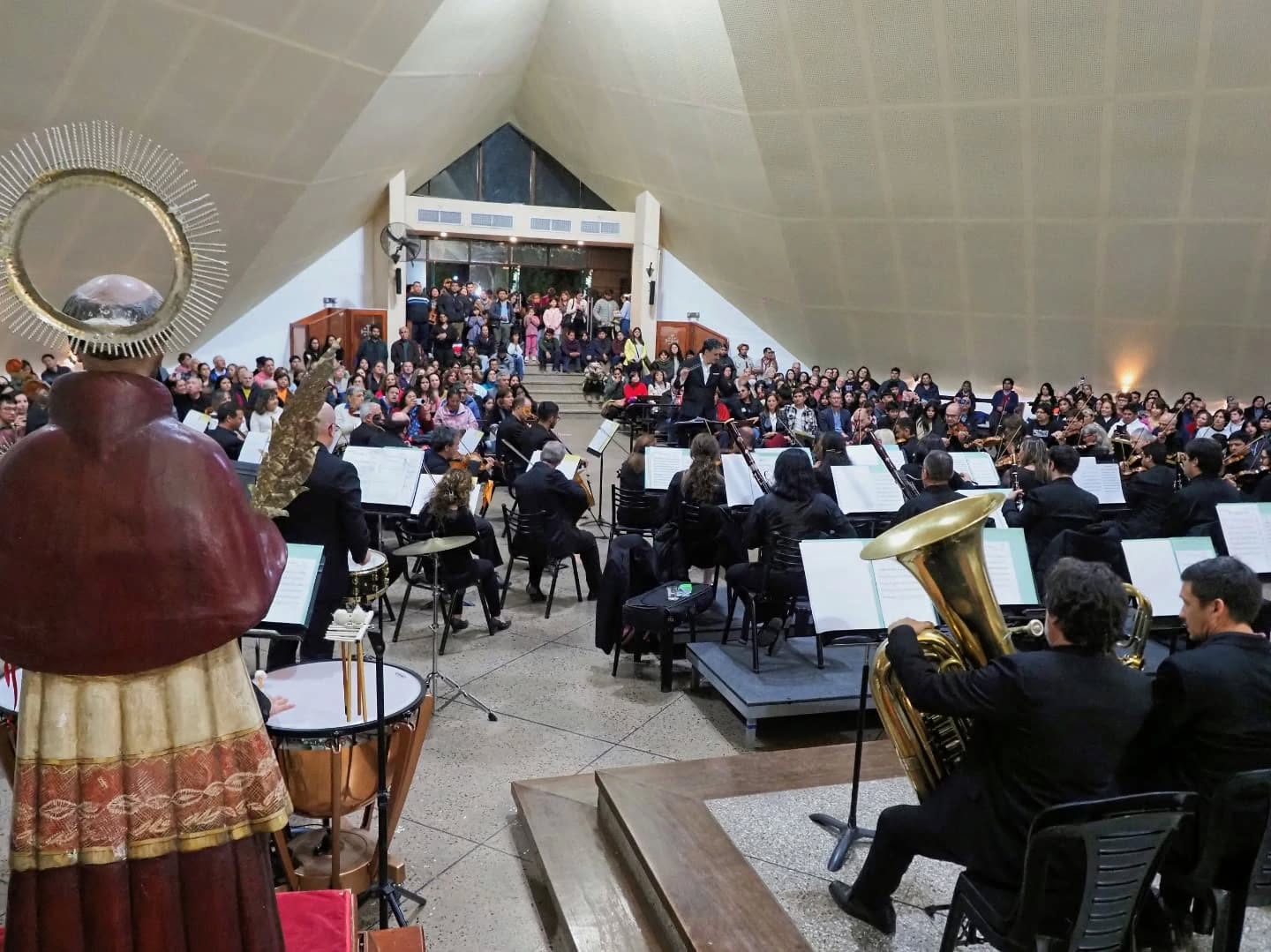 Concierto histórico: La Orquesta Sinfónica de Salta hizo vibrar la Catedral de Orán