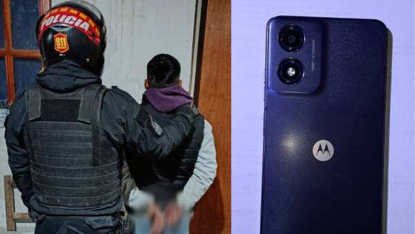 La Policía Motorizada atrapó a un delincuente en el Asentamiento Juanita