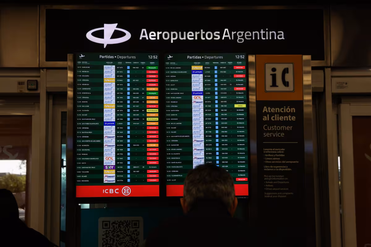 Paro de controladores: Caos y demoras en Ezeiza y Aeroparque
