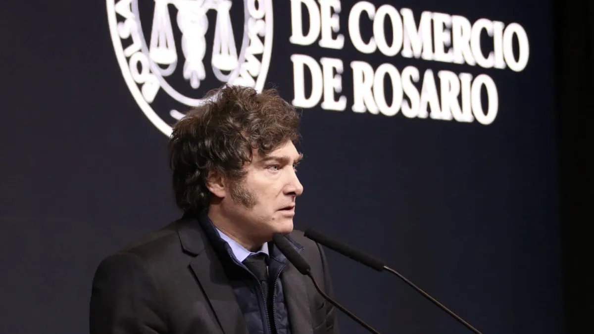 Todas las miradas en Rosario: expectativas por el discurso de Javier Milei en la Bolsa de Comercio