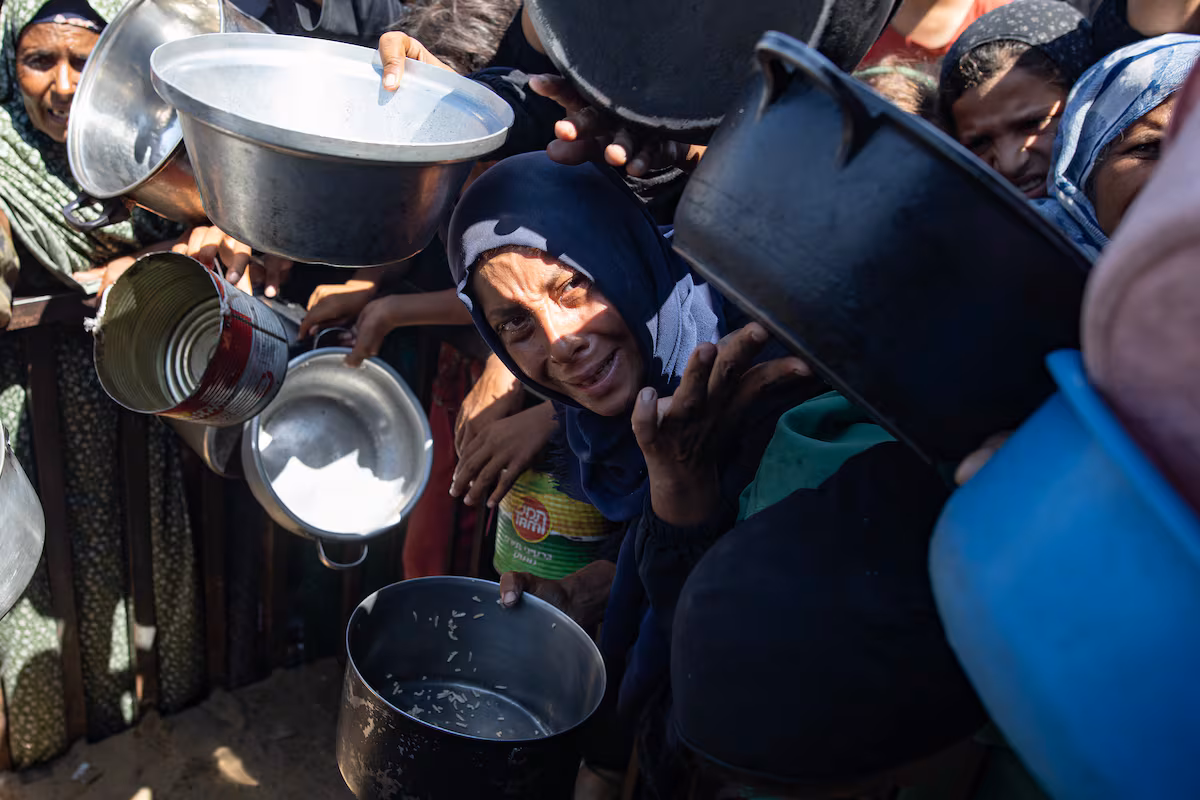 Ocho personas, incluidos dos bebés, mueren por inanición en Gaza; ya son 281 las víctimas directas del hambre