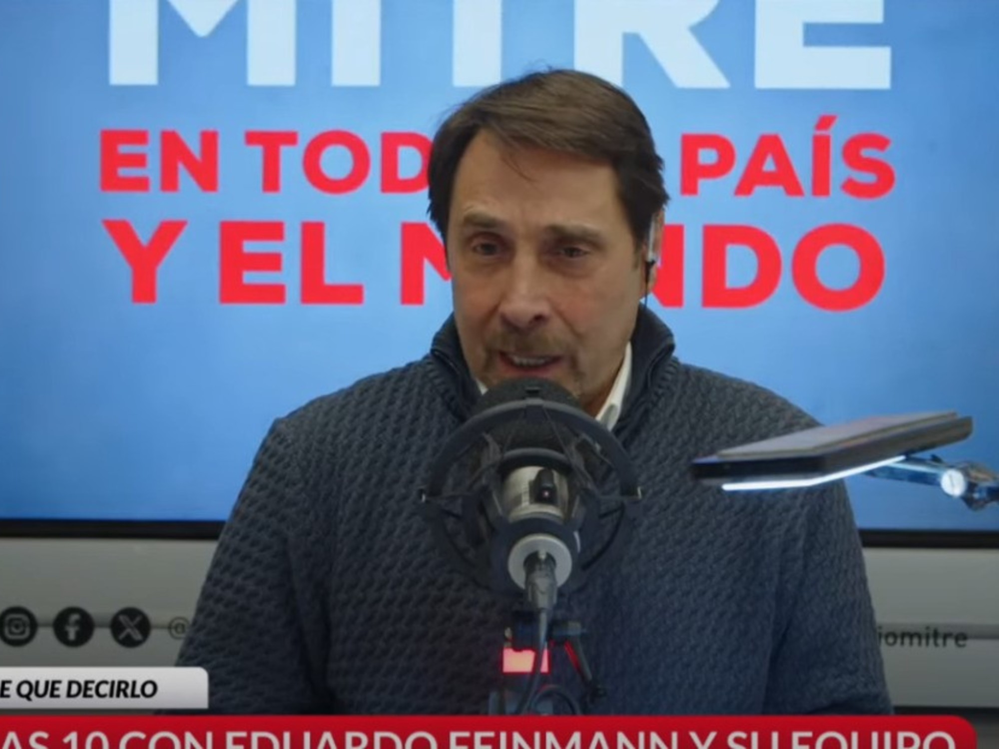 “Me van a tener que matar para callarme”: la advertencia de Eduardo Feinmann tras la agresión de Peretta